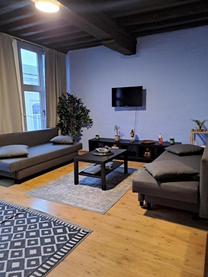 Blue Apartment In The Old Town Antwerpen Exteriör bild